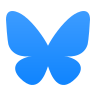 Logo du réseau Bluesky